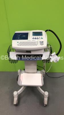 Welch Allyn CP200 ECG Machine on Stand with 10 Lead ECG Leads (Powers Up) *S/N 2000096516*