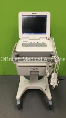 Philips PageWriter TC70 ECG Machine on Stand with 10 Lead ECG Lead (Powers Up) *K5E0000269*