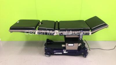 Eschmann T20-m Electric Operating Table Ref T2M2D12101 with Cushions and Controller (Powers Up - Rips to Cushions) *S/N T2MA-7F-1141* **Mfd 06/2007**