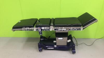 Eschmann T20-m Electric Operating Table Ref T2M2D12101 with Cushions and Controller (Powers Up - Rips to Cushions) *S/N T2MA-6B-1013* **Mfd 02/2006**