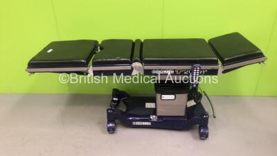 Eschmann T20-m+ Electric Operating Table Ref T2M-2D1-2101 with Cushions and Controller (Powers Up - Rips to Cushions) *S/N T2MB-0B-1553* **Mfd 08/2010**