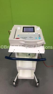 GE MAC 1200 ST ECG Machine on Stand (Powers Up)