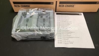 4 x Medtronic Physio Control Redi-Charge Lifepak 15 Battery Adapters (Unused in Box) - 2