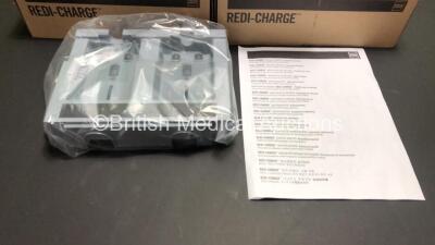 4 x Medtronic Physio Control Redi-Charge Lifepak 15 Battery Adapters (Unused in Box) - 2