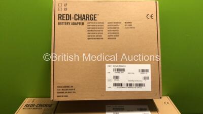 4 x Medtronic Physio Control Redi-Charge Lifepak 15 Battery Adapters (Unused in Box) - 3