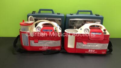 Job Lot Including 2 x Laerdal Suction Units in Cases and 2 x BSU Suction Units