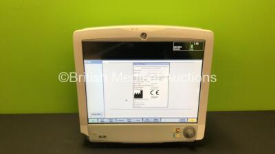 GE B650 Touch Screen Patient Monitor *Mfd 01-2014* (Powers Up, Damaged Casing, See Photos)
