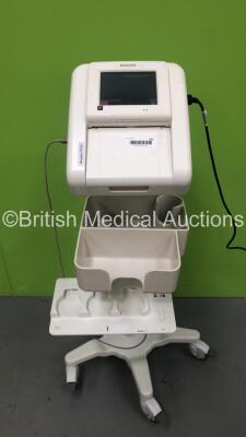 Philips Avalon FM30 Fetal Monitor on Stand with Philips Avalon CL Transducer Docking Station (Powers Up) *S/N DE45802010*