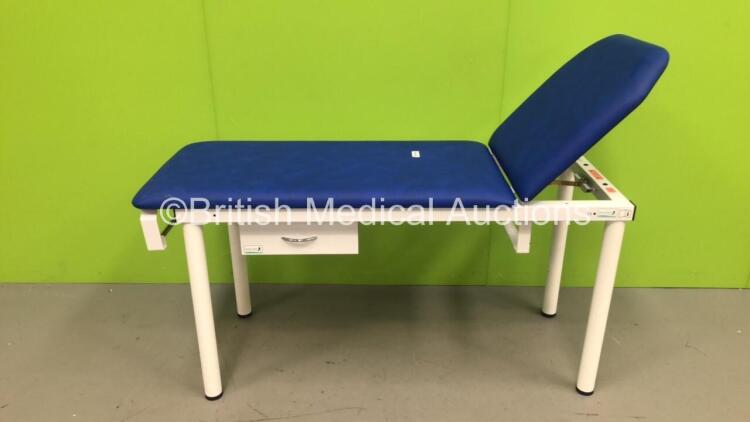 Bristol Maid Static Patient Examination Couch (Small Marks to Cushions)