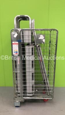 14 x Aluminium Scoop Stretchers (Cage Not Included)