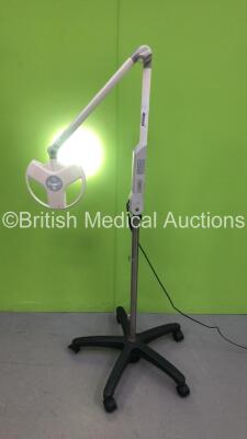 Brandon Medical Patient Examination Lamp Model No CLED23TXMP on Stand (Powers Up with Good Bulb) *S/N