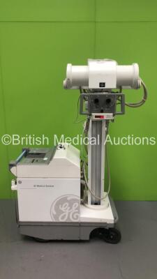 GE AMX 4 Plus IEC Mobile X-Ray Model 2275938 (Powers Up with Key - Key Included) *S/N 1015239WK5* **Mfd 01/2008**