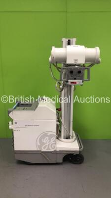 GE AMX 4 Plus IEC Mobile X-Ray Model 2275938 (Powers Up with Key - Key Included) *S/N 1010901WK5* *Mfd 01/2007**