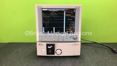 Datascope Passport 2 Patient Monitor Including ECG, SpO2, IBP1, IBP and T1 Options with 1 x Datascope SE Gas Module (Powers Up with Blank Screen and Alarm-See Photo) *SN TM07947-K3, 4882804-B1*