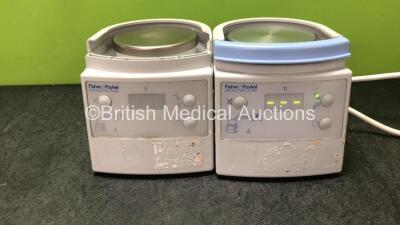 2 x Fisher & Paykel MR850AEK Respiratory Humidifiers (1 Powers Up, 1 No Power with Damaged Casing-See Photo) *SN 9885AEK00593, 081120038238*