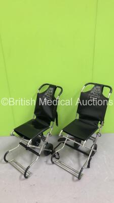 2 x Ferno Compact Evac Chairs * Stock Photo Used * - 6