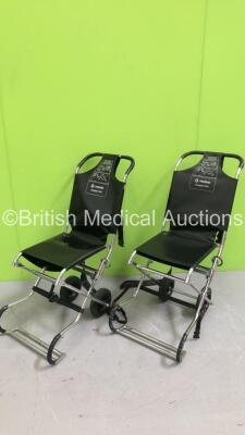 2 x Ferno Compact Evac Chairs * Stock Photo Used *