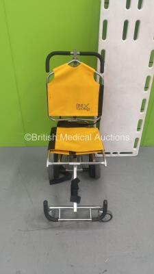 Job Lot Including 1 x SP Services Spine Board and 1 x Ibex Transeat MkV Evacuation Chair - 2