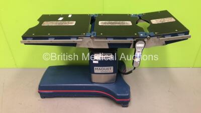 Maquet Alphastar Plus Electric Operating Table Model with Controller (Powers Up - Incomplete)