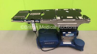 Maquet Alphamaxx Electric Operating Table with Controller (Powers Up - Incomplete)