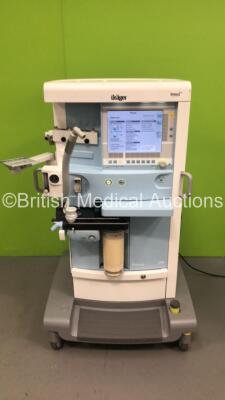 Drager Primus Infinity Empowered Anaesthesia Machine Software Version - 4.50.00 Operating Hours - Ventilator 1237 - Mixer 17469 with Hoses (Powers Up) *S/N ASDK0159*