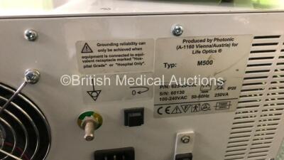 Mixed Lot Including 1 x Varioscope M500 Magnification System with Footswitch (Powers Up) 1 x Masimo Radical 7 Signal Extraction Pulse CO Oximeter (No Power) 2 x LiDCO CNAP Modules, 1 x LiDCO BP Module, 2 x LiDCO CNAP Cuff Controllers and 7 x GE Critikon L - 4