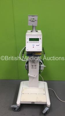 Drager Babylog 8000 Plus Ventilator Ref 8409200-45 on Stand Version 5.01 - Running Hours 15400 with Hoses (Powers Up) *S/N ARXK-0046*