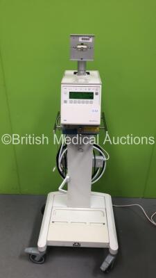 Drager Babylog 8000 Plus Ventilator Ref 8409200-45 on Stand Version 5.01 - Running Hours 38548 with Hoses (Powers Up) *S/N ARYB-0070*