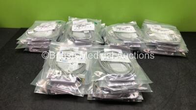 30 x GE Ref 2106393-002 5 Lead ECG Leadwire Sets *All Unused*