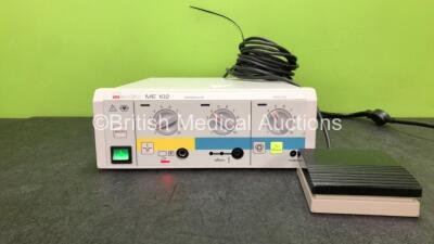 KLS Martin ME 102 Electrosurgical Unit with 1 x Footswitch (Powers Up) *SN ME102000010393*