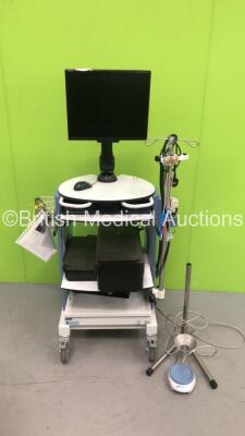 MMS Urology Workstation with Accessories, Monitor and Printer (HDD REMOVED) *S/N 00771657*