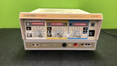Eschmann TD411RS Electrosurgical Unit (Powers Up with Alarm and Missing Dial-See Photo) *