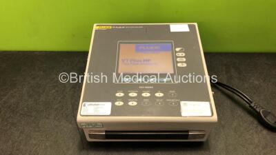 Fluke Biomedical VT Plus HF Gas Flow Analyzer Software Version 1.08.09 (Powers Up) *SN 9230021*