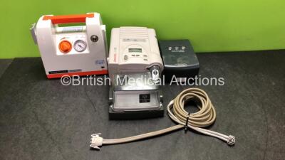 Mixed Lot Including 1 x Quick Clear Rescue Pump, 1 x Respironics BiPAP Unit, 1 x Respironics REMstar Pro Unit and 1 x BP Hose *SN 002548, M001543471, H2261791, 600412*