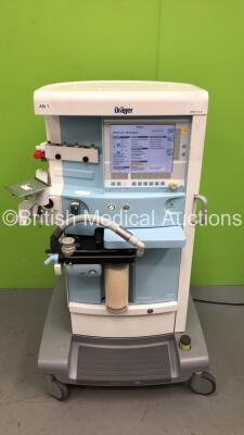 Drager Primus Infinity Empowered Anaesthesia Machine Software Version - 4.53.03 Operating Hours - Ventilator 213 h - Mixer 1531 h with Hoses (Powers Up) *S/N ASCJ-0073*