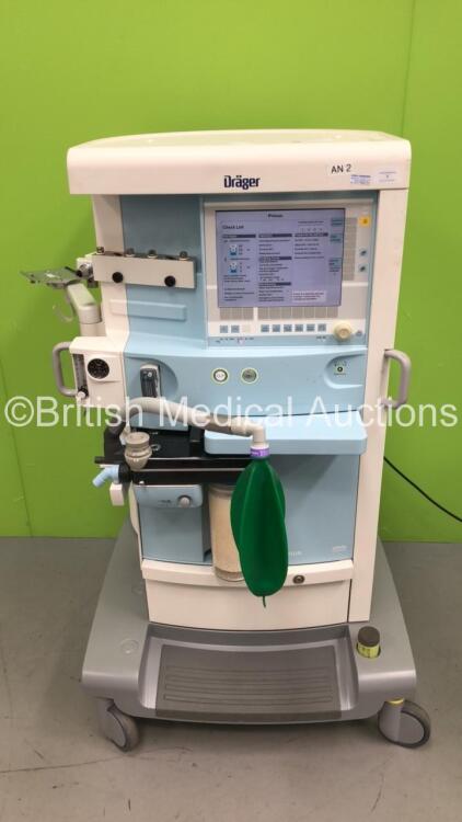 Drager Primus Infinity Empowered Anaesthesia Machine Software Version - 4.30.00 Operating Hours - Ventilator 992 h - Mixer 15612 h with Hoses (Powers Up) *S/N ASCB-0041*