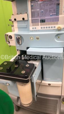 Drager Primus Infinity Empowered Anaesthesia Machine Software Version - 4.30.00 Operating Hours - Ventilator 992 h - Mixer 15612 h with Hoses (Powers Up) *S/N ASCB-0041* - 4