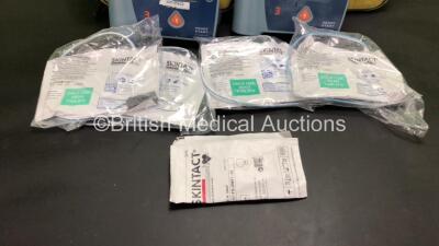 Job Lot Including 1 x Laerdal HeartStart FR2+ Defibrillator and 1 x Philips HeartStart FR2+ Defibrillator with 2 x Batteries (Install Dates - 02/2022 and 11/2023) 4 x Skintact DF27NC Electrodes (Expiry Date - 2023) and 1 x Skintact ECG Electrodes (Expiry - 4