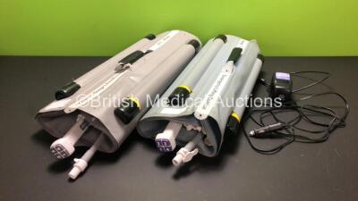 2 x Mangar ELK Emergency Lifting Cushions with 2 x Control Hoses and 1 x Mangar AirFlo DC Power Supply