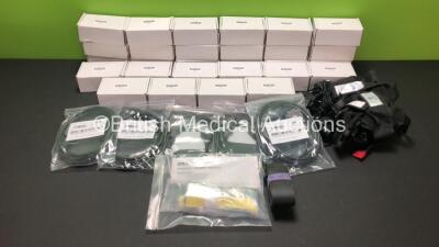 Job Lot Including 13 x AirFlo 24 Power Supplies, 6 x Physio Control Quik-Combo Defibrillator Cables 11113-000004 (Unused)