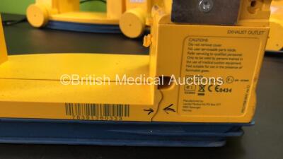 4 x Laerdal Suction Units (All Power Up, All Damaged Casing - See Photos) *78061687263 / 78241468787 / 78391360333 / 78381360183* - 6