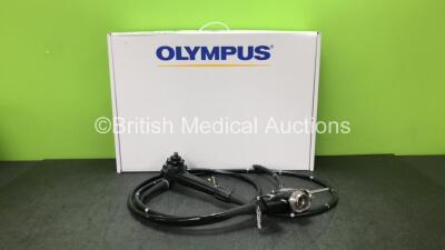 Olympus CF-Q260DL Video Colonoscope in Case - Engineer's Report : Optical System - No Fault Found, Angulation - No Fault Found, Insertion Tube - No Fault Found, Light Transmission - No Fault Found, Channels - No Fault Found, Leak Check - No Fault Found *2