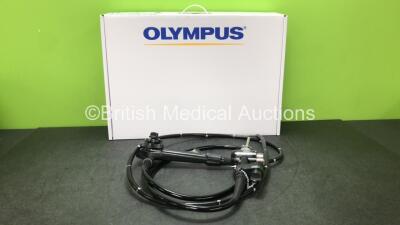 Olympus CF-Q260DL Video Colonoscope in Case - Engineer's Report : Optical System - No Fault Found, Angulation - Not Reaching Specification, To Be Adjusted, Insertion Tube - No Fault Found, Light Transmission - No Fault Found, Channels - No Fault Found, Le