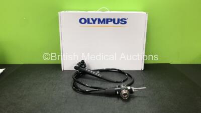 Olympus GIF-H260 Video Gastroscope in Case - Engineer's Report : Optical System - No Fault Found, Angulation - No Fault Found, Insertion Tube - Badly Kinked, Light Transmission - No Fault Found, Channels - No Fault Found, Leak Check - No Fault Found *294