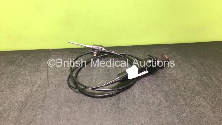 Pentax FNL-10RP3 Laryngoscope - Engineer's Report : Optical System - 1 Broken Fiber, Angulation - No Fault Found, Insertion Tube - Kinked, Light Transmission - No Fault Found, Leak Check - No Fault Found *A111414*