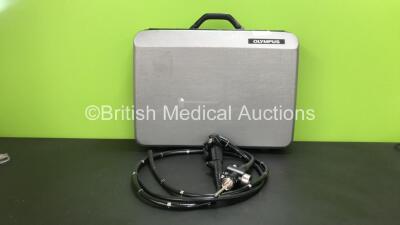 Olympus CF-200HL Video Colonoscope in Case - Engineer's Report : Optical System - No Fault Found, Angulation - No Fault Found, Insertion Tube - No Fault Found, Light Transmission - No Fault Found, Channels - No Fault Found, Leak Check - No Fault Found *21