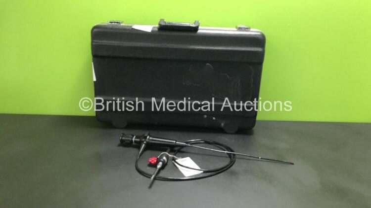 Vision Sciences ENT-2000 Pharyngoscope in Case - Engineer's Report : Optical System - No Fault Found, Angulation - No Fault Found, Insertion Tube - Kinked, Light Transmission - No Fault Found, Leak Check - Unable to Check *J1628P*
