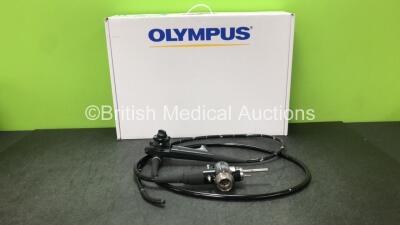 Olympus GIF-H260 Video Gastroscope in Case - Engineer's Report : Optical System - No Fault Found, Angulation - No Fault Found, Insertion Tube - No Fault Found, Light Transmission - No Fault Found, Channels - No Fault Found, Leak Check - No Fault Found *2