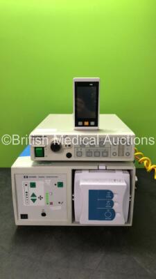 Mixed Lot Including 1 x Covidien Rapidvac Smoke Evacuator Unit (Powers Up) 1 x Olympus OTV-S5 Camera Control Unit (Powers Up) 1 x TroLine VL-300 Handheld Patient Monitor (No Power)