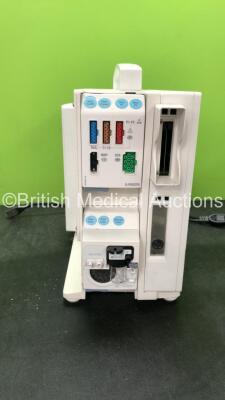 GE Datex Ohmeda S/5 Compact Anesthesia Monitor *Mfd 11-2005* with 1 x GE E-CAiOV Module Including Spirometry Options and D fend Water Trap, 1 x GE E-PRESTN Module Including ECG, SpO2, NIBP, T1-T2 and P1-P2 Options (Powers Up with Damaged Casing-See Photo) - 6